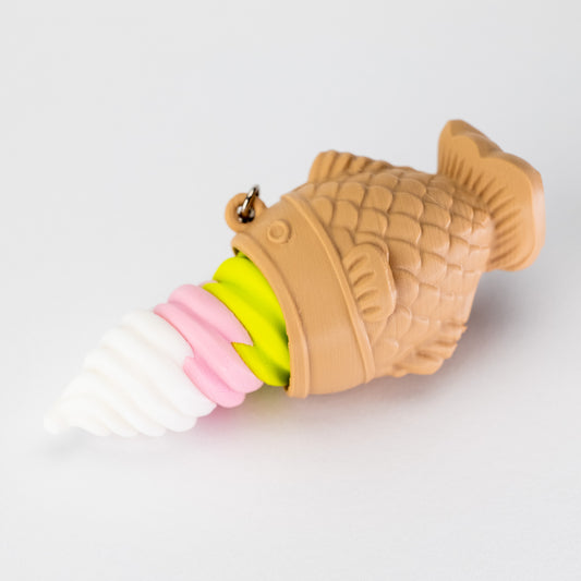【オーダーメイド】たい焼きソフトクリーム クリッカー ソフトクリームトリプル
